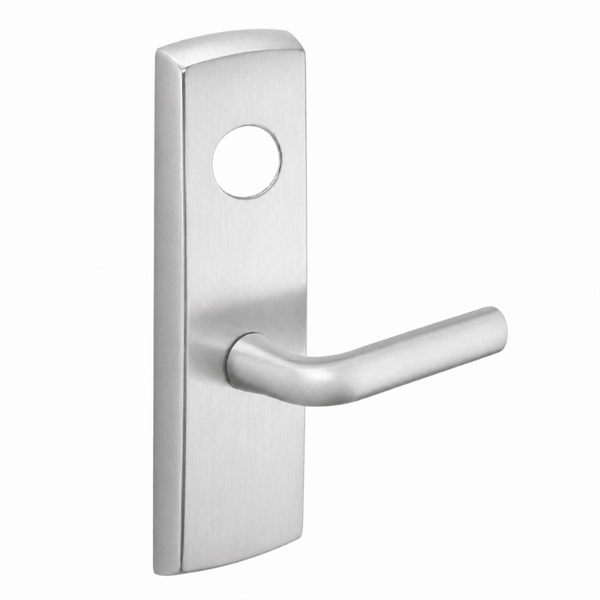 SARGENT LC-P704-WEW-US26D wide stile exit device lever trim, satin chrome, W lever with rectangular escutcheon