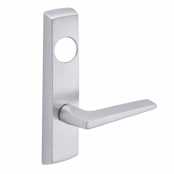 SARGENT LC-P706-8-NEF-US26D narrow stile exit device lever trim, satin chrome plate with F lever, less cylinder