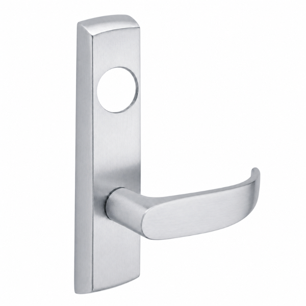 SARGENT LC-P706-8-NEP-US26D narrow stile exit device lever trim, satin chrome plate with P lever