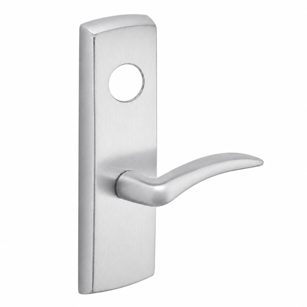 SARGENT LC-P706-8-WEA US26D wide stile exit device lever trim, satin chrome plate with curved A lever