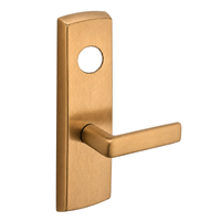 SARGENT LC-P706-8-WEE-US10 wide stile exit device lever trim, satin bronze, rectangular plate less cylinder