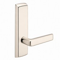SARGENT P715-8-NEE-US14 narrow stile exit device lever trim, polished nickel finish, non-keyed passage lever