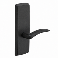SARGENT P715-8-WEA-BSP wide stile exit device lever trim in BSP black suede, A lever passage trim