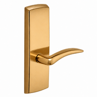 SARGENT P715-8-WEA-US9 wide stile exit device lever trim, bright bronze finish, rectangular escutcheon, A lever