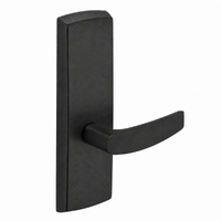 SARGENT P715-8-WEB-BSP wide stile exit device lever trim, B lever, black suede powder coat