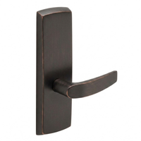 SARGENT P715-8-WEB B lever exit device trim in US10BL oil-rubbed bronze, wide stile passage, non-keyed