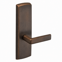 SARGENT P715-8-WEE wide stile exit device lever trim, US10BL dark bronze finish, rectangular escutcheon