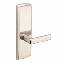 SARGENT P715-8-WEE-US14 wide stile exit device lever trim, satin nickel plate with straight E lever