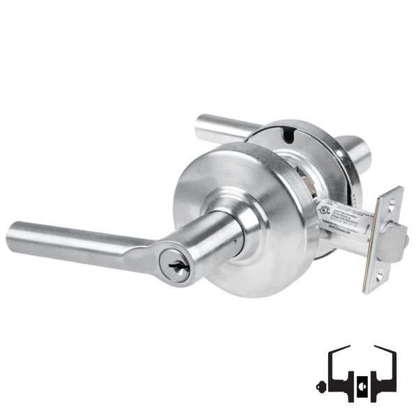 Schlage ALX80-P6-BRW-626