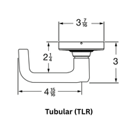 Schlage ALX70B-TLR Classroom Cylindrical Lock, Tubular Lever, SFIC Less Core