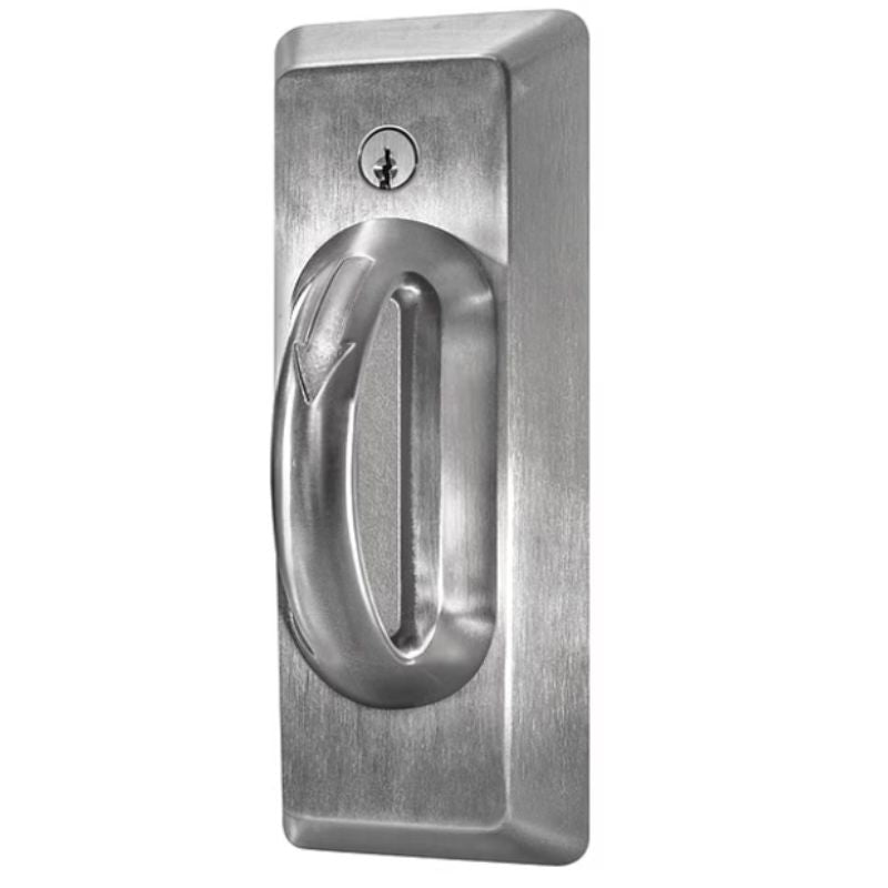 MarksUSA 195BH-FB-US32D Communicating Storeroom Cylindrical Lock, D-Lig Slide, Satin Stainless Steel
