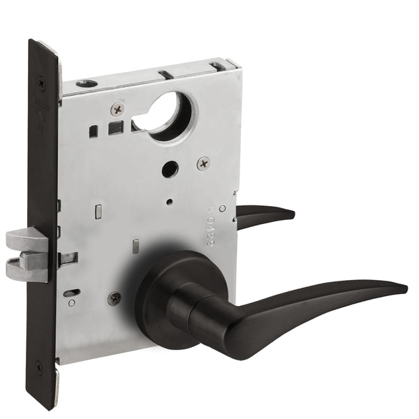 Schlage L9010-12A Passage Latch Mortise Lock, 12 Lever, A Rose