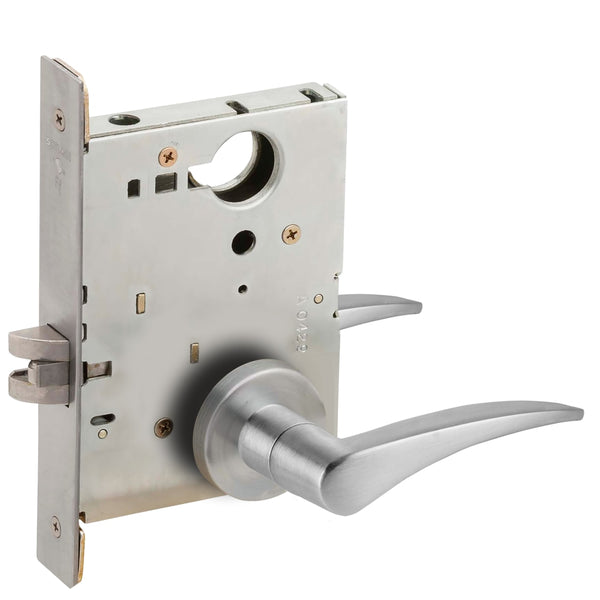 Schlage L9010-12A Passage Latch Mortise Lock, 12 Lever, A Rose