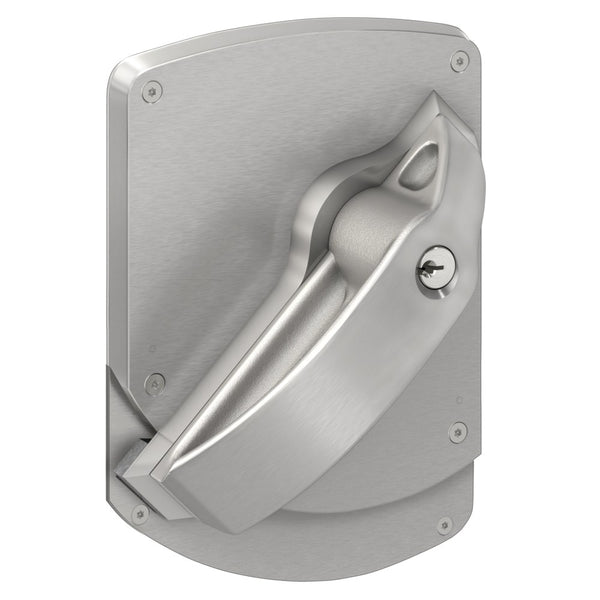 Schlage ND80PD-EL-HSLR-630 Electrically Storeroom Lock, Sch "C" Keyway Keyed Random, Satin Stainless Steel