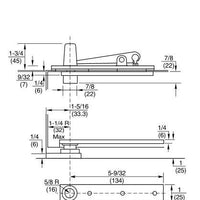 Rixson 128-3/4 Center Hung Pivot Set 250 LB Door