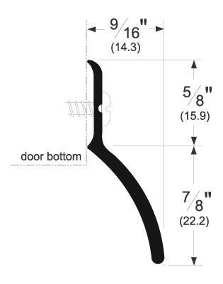 Pemko 345D-36 Door Bottom-Rain Drip