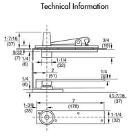 Rixson 370 Tech Info