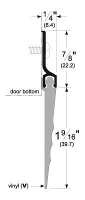 Pemko 56DV-36 Door Bottom Sweep