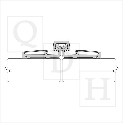 Hager Roton 780-057HD Full Surface Heavy Duty Continuous Geared Hinge - 83"