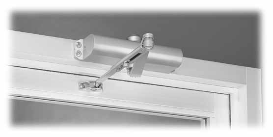 Norton 9304BC Door Closer Surface Mounted, with Regular Arm and Top Jamb Mounting, Size 4