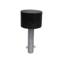 ABH EHD1803 Heavy Duty High Abuse, Floor Stop-Painted Black