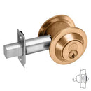 Corbin Russwin DL3013 Single Cylinder Deadlock, Conventional Cylinder. L4 Keyway, Keyed Random, [2] Change Keys, Non-Handed.