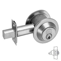 Corbin Russwin DL3013 Single Cylinder Deadlock, Conventional Cylinder. L4 Keyway, Keyed Random, [2] Change Keys, Non-Handed.