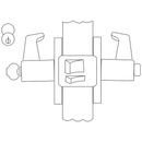 Corbin Russwin UT5251 Entrance Function-Pre-Assembled Unit Lockset