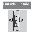 Corbin Russwin DL4112 Mortise Deadlock, Double Cylinder information 