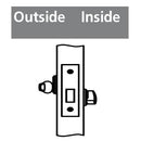 Corbin Russwin DL4117 Classroom Function Mortise Deadlock