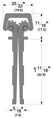 Pemko DFM85SLFHD1 Continuous Hinge