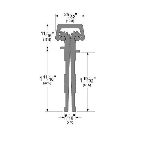 Pemko DFM85SLFHD1 Continuous Hinge