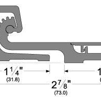 Pemko CFS95 Continuous Geared Hinge