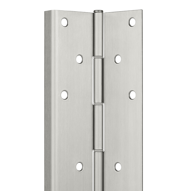 Markar HG315-79-RB Stainless Steel Edge Mount Raised Barrel Hinge Guard Continuous Hinge