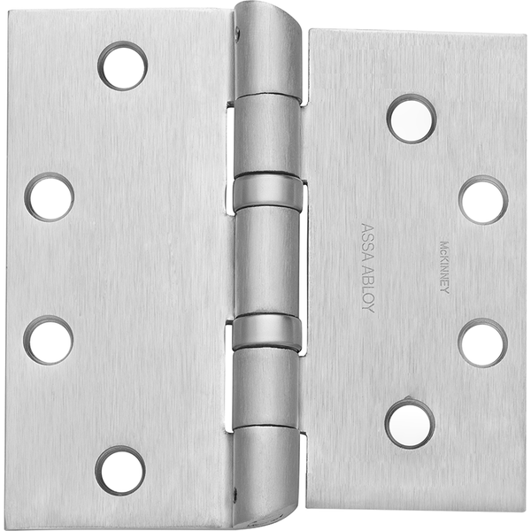 McKinney HTA2714 Hospital Tip Five Knuckle Ball Bearing Hinge Satin Chrome