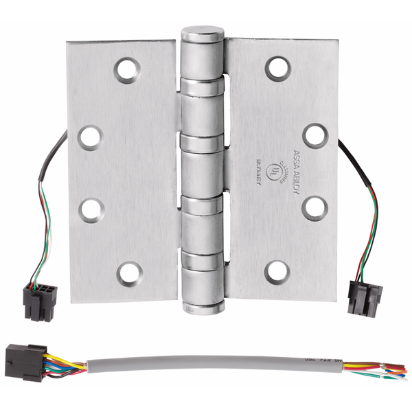 McKinney T4A3386-QC4 5x4.5 Electric Hinge Stainless Steel