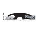 NGP 402 Vinyl Carpet/Tile Divider Threshold Dimensions