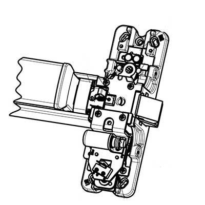 Sargent 68-2106 8828 Chassis Assembly Less Cover Left  Hand Reverse Bevel