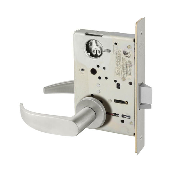 Sargent LC-8204-LNP-US32D Storeroom or Closet Mortise Lock