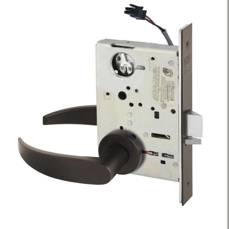 Sargent RX-LC-8204-12V-LNP-US10BE Storeroom or Closet Mortise Lock