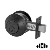 Schlage B662P6 Double Cylinder Deadbolt, 2-3/4" Backset, Conventional 6-Pin Cylinder, Keyed Random, [2] Keys, Grade 1