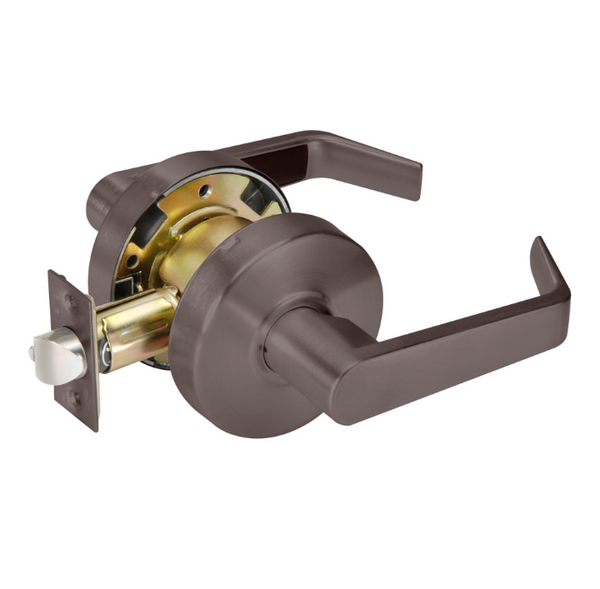 Accentra 4601LN Passage Function Cylindrical Lock - Grade 2, 2 3/4" Backset, AU, MO, or PB Lever Options, Select Finish