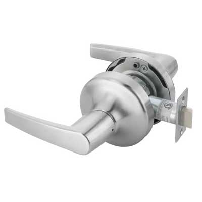 Accentra 4601LN Passage Function Cylindrical Lock - Grade 2, 2 3/4" Backset, AU, MO, or PB Lever Options, Select Finish