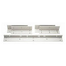 Alarm Controls AM3375 US28 Z bracket for 600 Series Double Magnetic Locks, Aluminum
