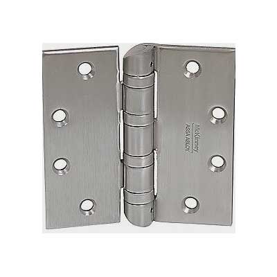 McKinney HT4A3786 Hospital Tip Five Knuckle Ball Bearing Heavy Hinge Satin Chrome